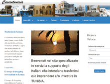 Tablet Screenshot of caseintunisia.com